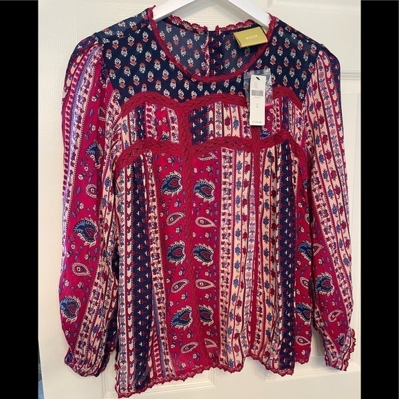Anthropologie Tops - New - Anthropologie motif top. 🪴Price is firm🪴